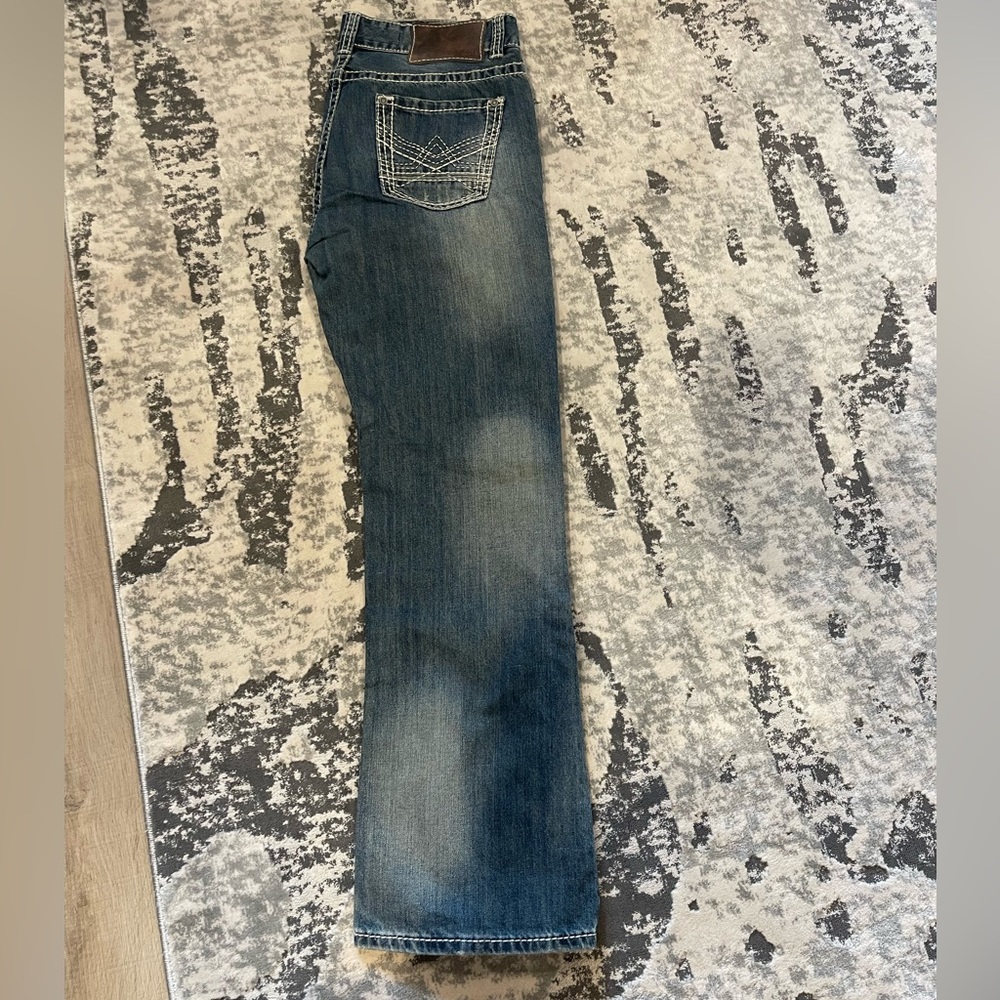 Rock and Roll denim cowboy relaxed bootcut jeans 34L